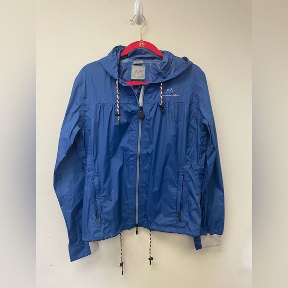 Mountain Affair Blue Windbreaker Jacket Lightweight GorpCore Trail-to-Street XL - Picture 1 of 8